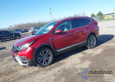 2021 Honda Cr-V Hybrid Touring из США, поврежденный, VIN 7FART6H9XME003424